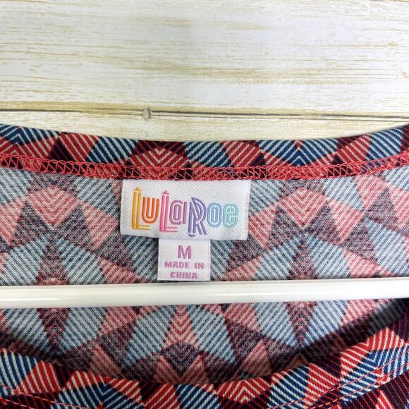 Lularoe NWT Julia Geometric Multicolored Midi Dress - Picture 3 of 6